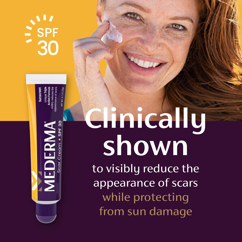 Doctor and pharmacist trust symbol for Mederma scar care