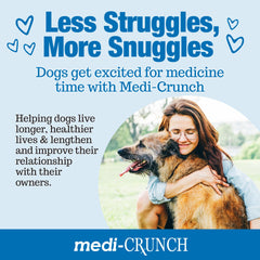 Medi-Crunch vet-recommended pill-dispensing option for dogs.