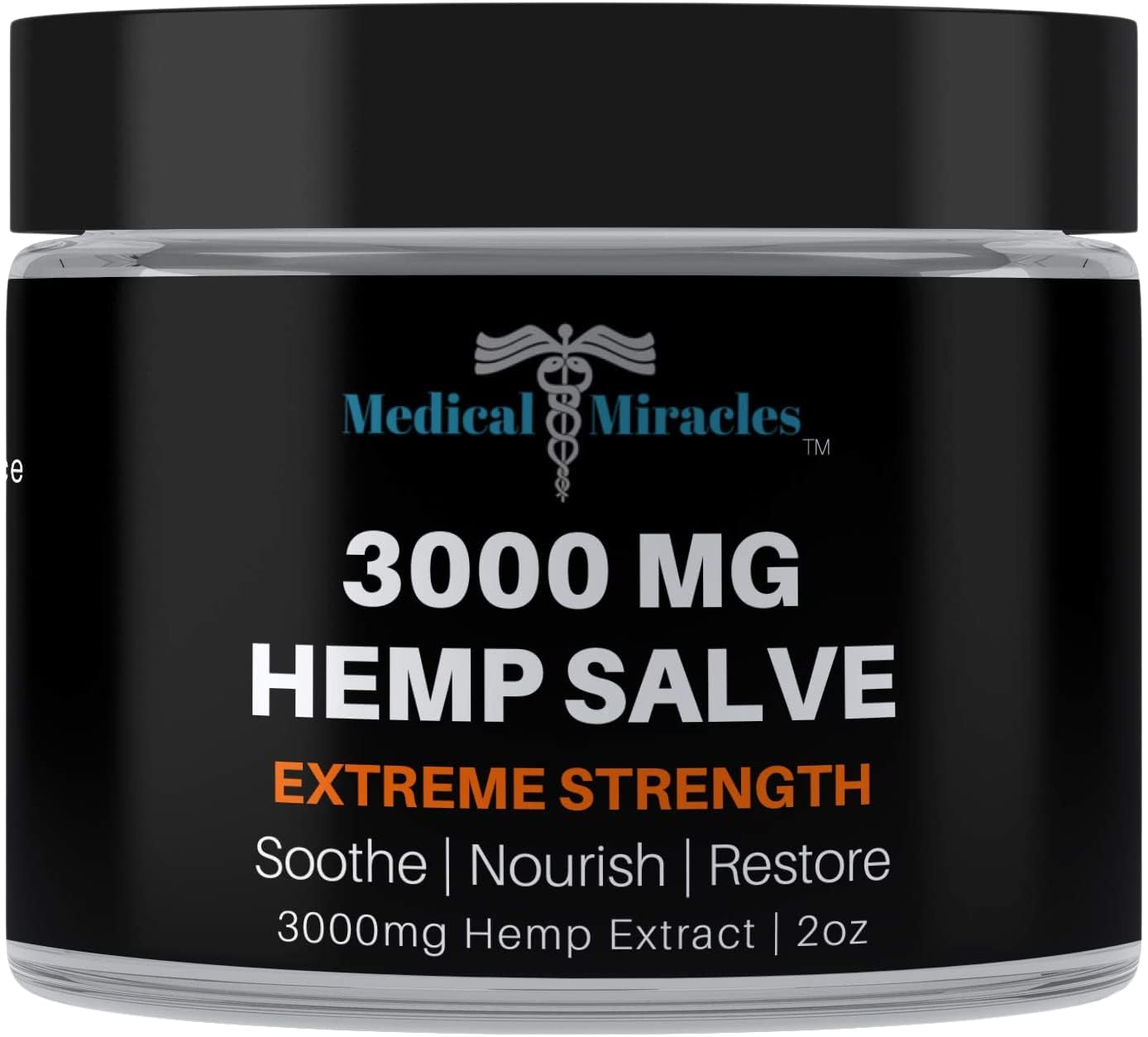 Medical Miracles Hemp 3000 mg Salve on hips and joints for daily comfort.