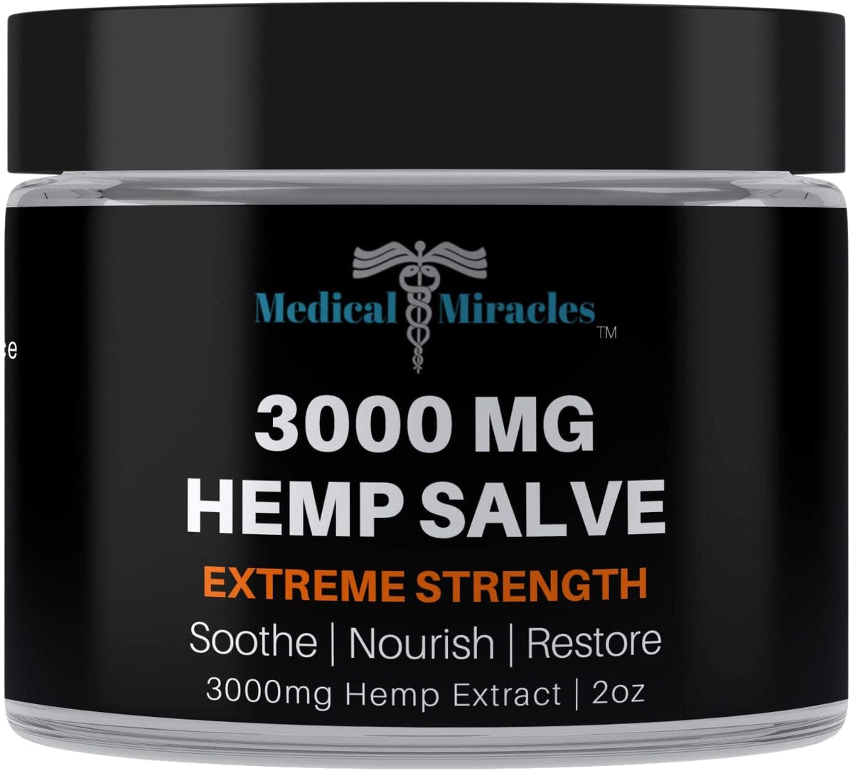 Medical Miracles Hemp 3000 mg Salve on hips and joints for daily comfort.