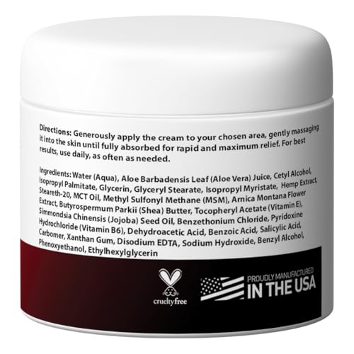 Medical Miracles Hemp Cream on hip demonstrates versatile use for everyday relief.