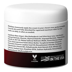 Medical Miracles Hemp Cream on hip demonstrates versatile use for everyday relief.