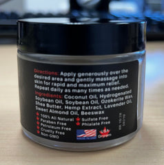 Medical Miracles hemp salve hip knee use for joints and mobility