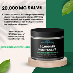 Medical Miracles hemp salve ingredients omega fatty acids for skin nourishment.