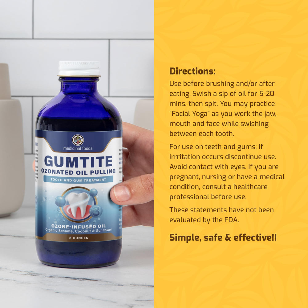 Medicinal Foods Gumtite deep-cleanse effect on teeth and gums