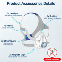 MEDICOLOR Airfit F20 Large frame detail shows robust construction for durability.