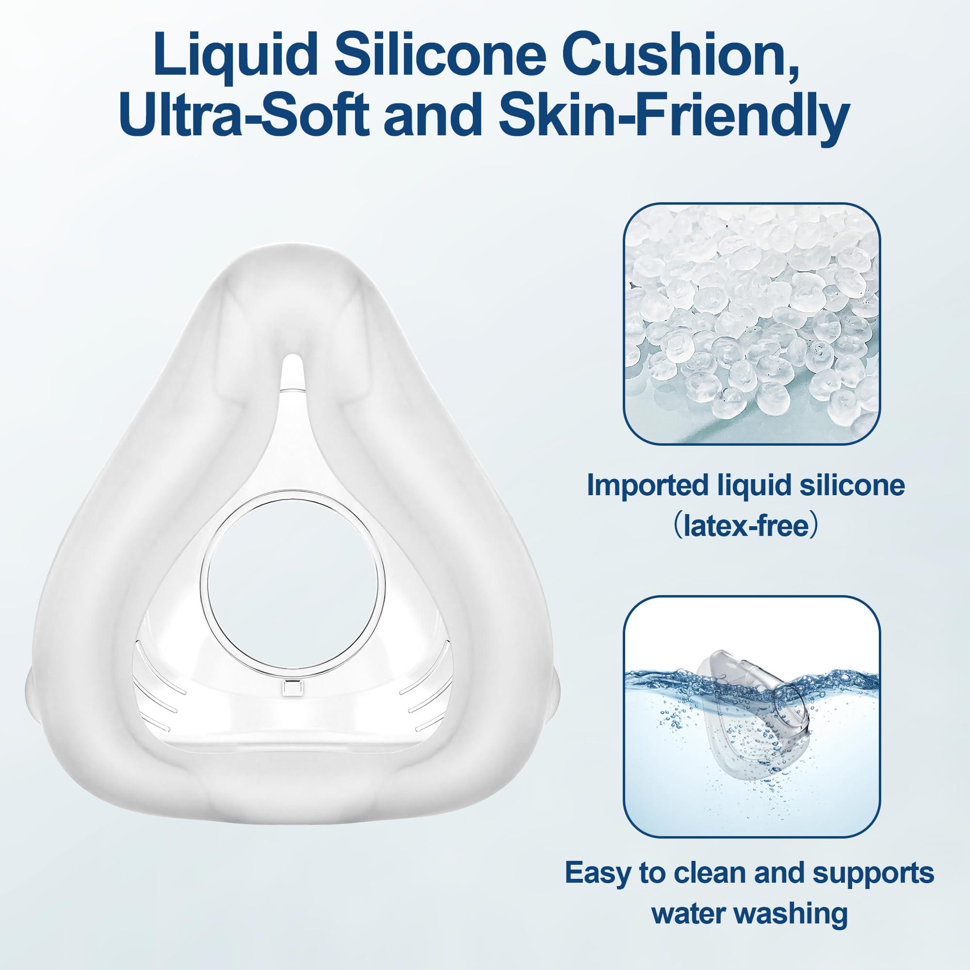 MEDICOLOR Airfit F20 Large strap covers provide gentle skin-friendly support.