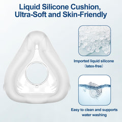 MEDICOLOR Airfit F20 Large strap covers provide gentle skin-friendly support.