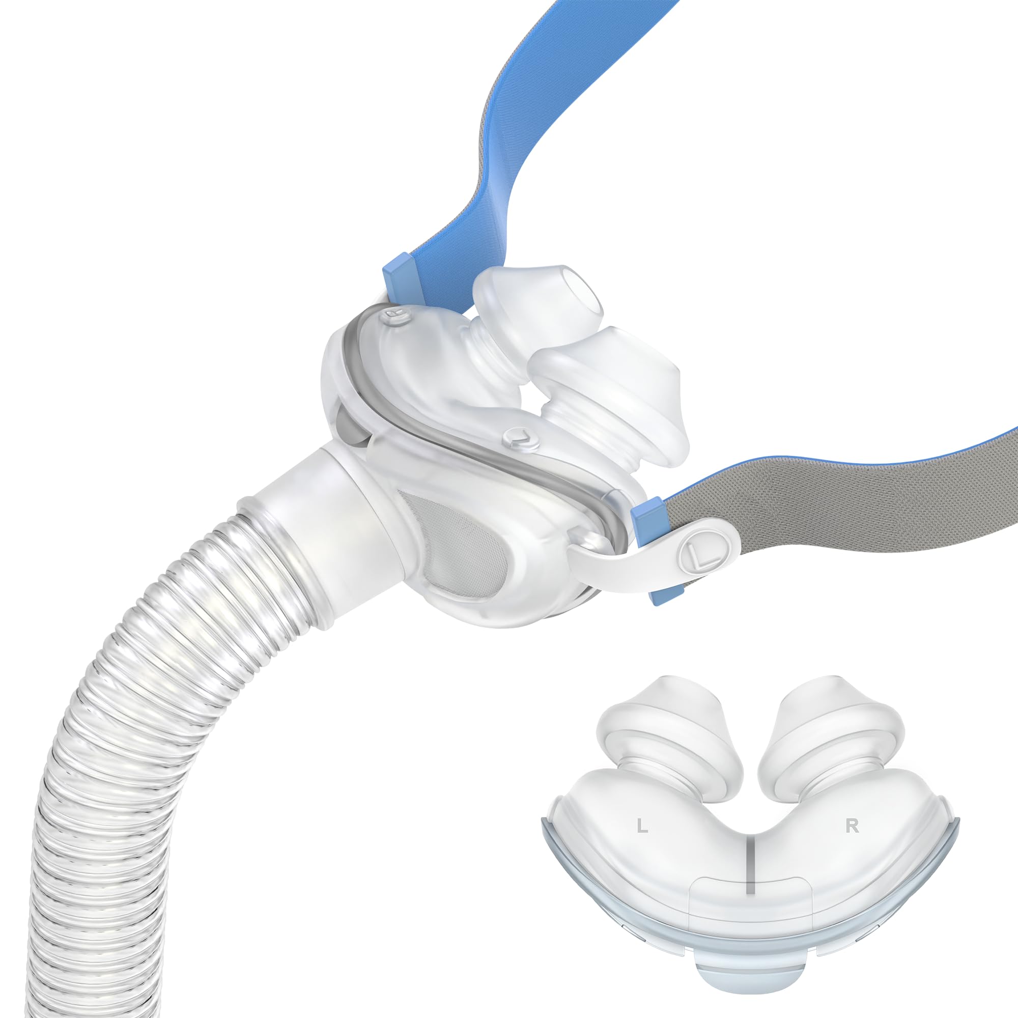 MEDICOLOR Airfit P10 head strap for secure comfort and reduced leaks during sleep
