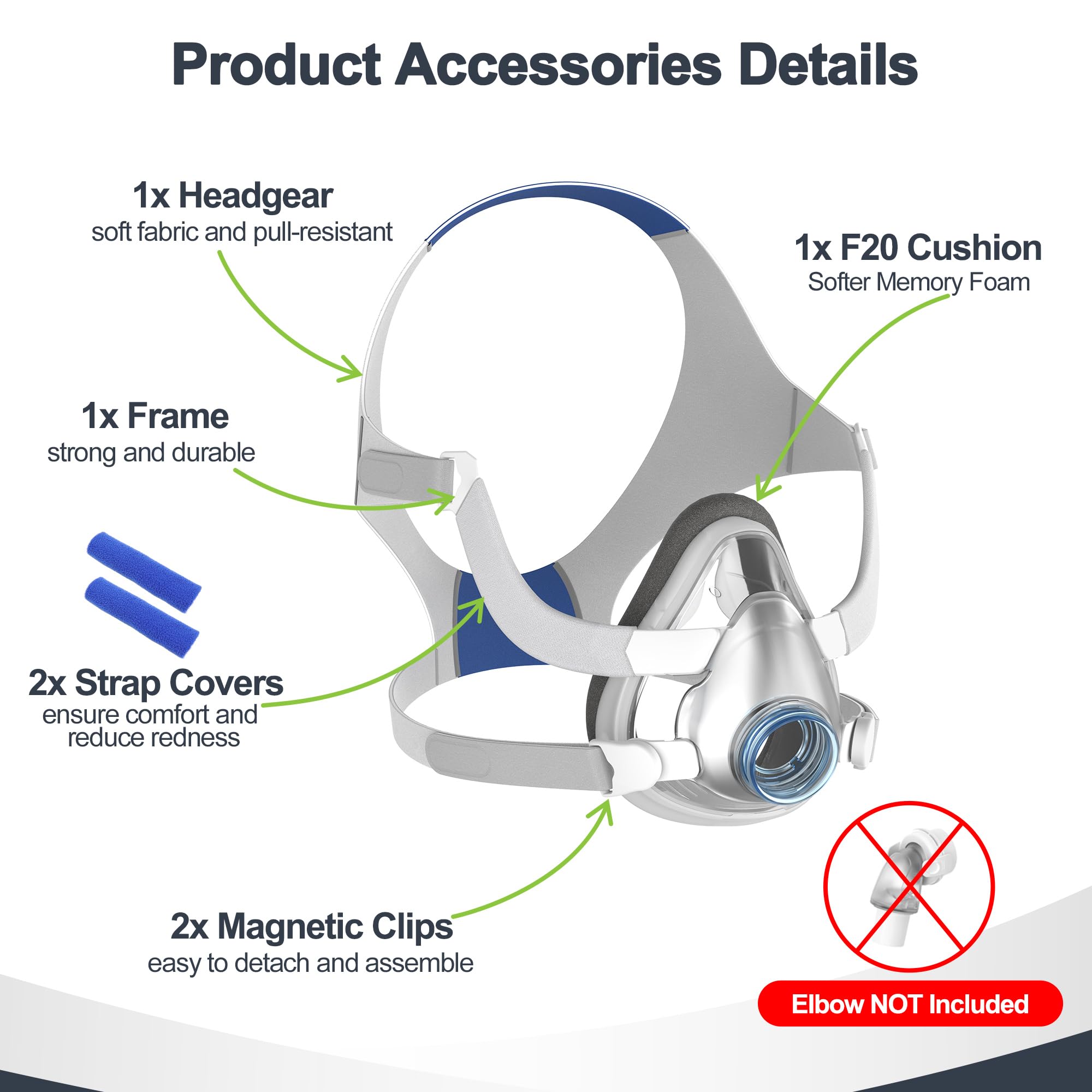 MEDICOLOR AirTouch F20 Medium durable frame supports long-lasting CPAP use.