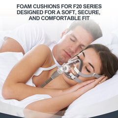 MEDICOLOR F20 frame compatibility shown for smooth cushion replacement.