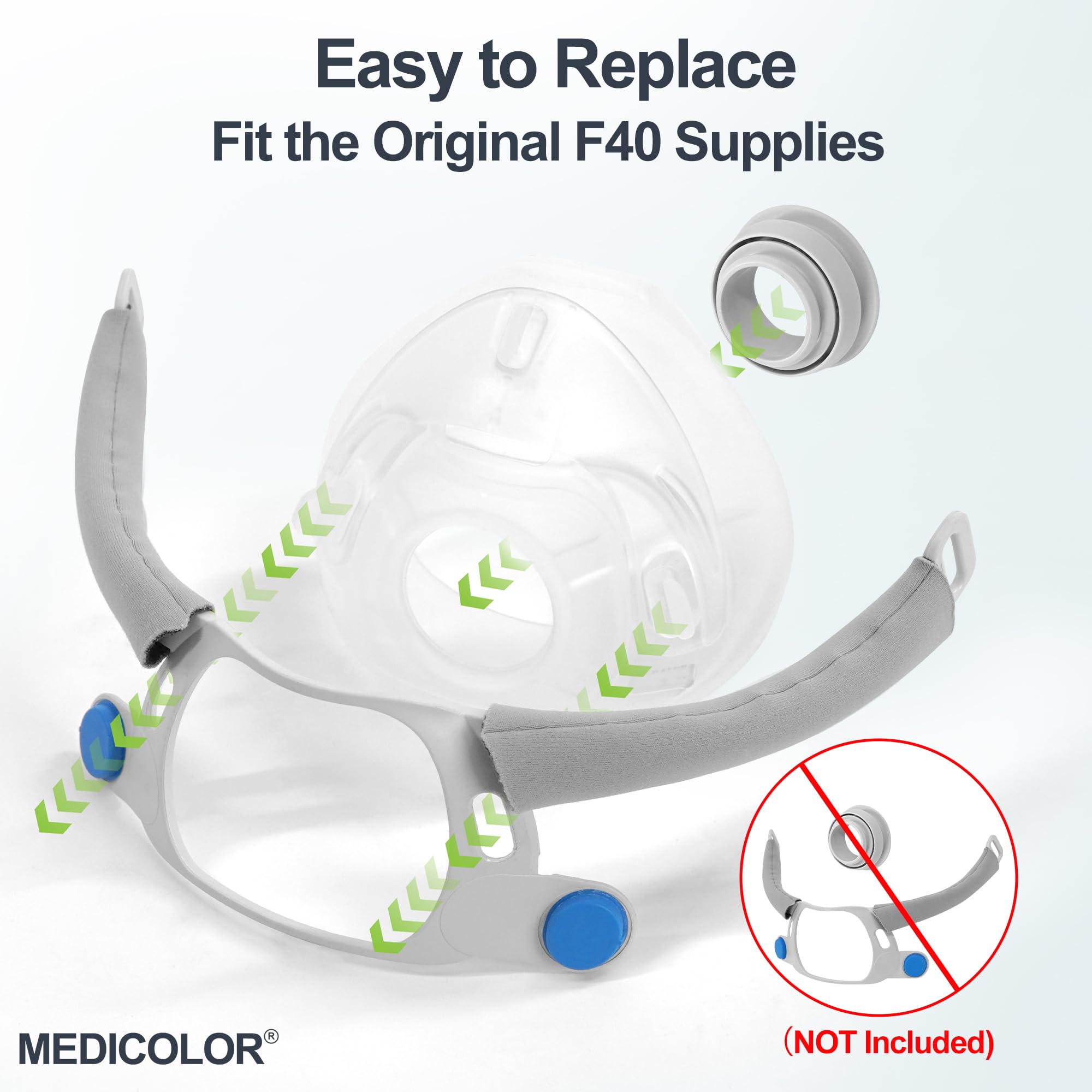 MEDICOLOR f40 cushion washable-silicone is latex-free and reusable.