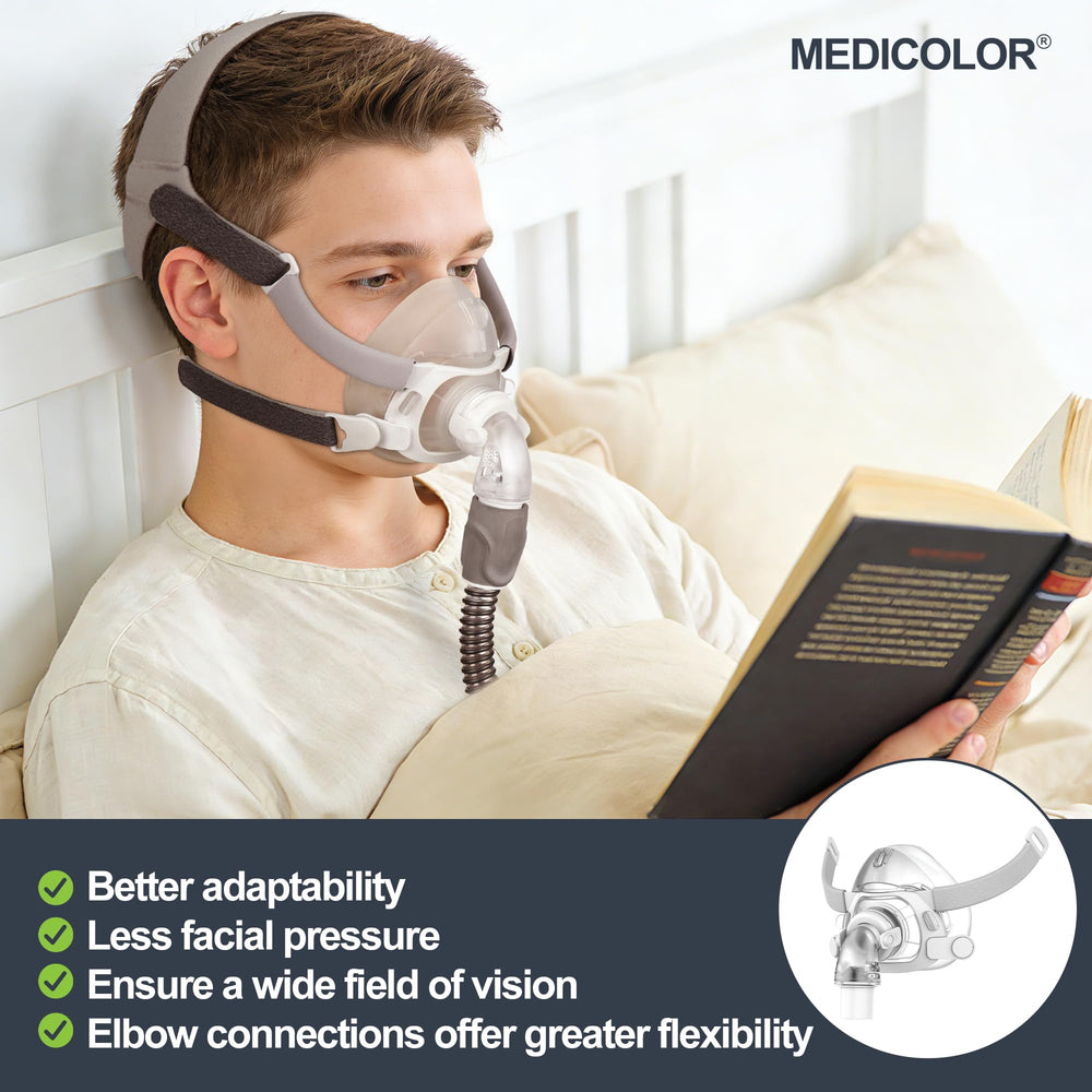 MEDICOLOR F40 elbow enables flexible tube connection and reduces leaks.