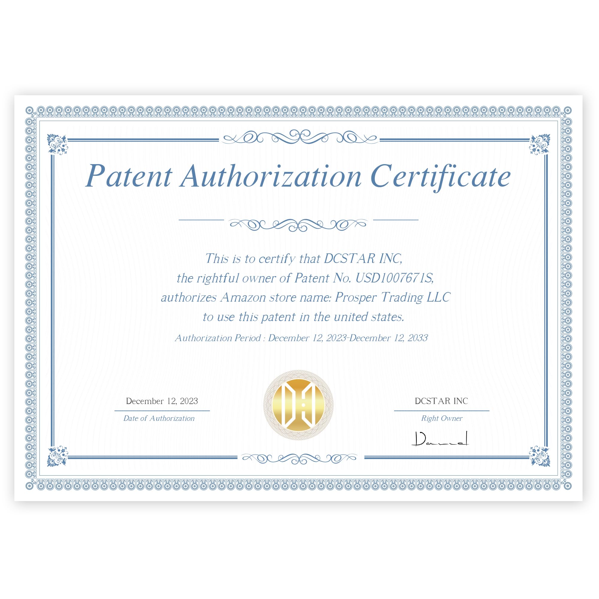 MEDICOLOR cushion design protected by US patent for durability.