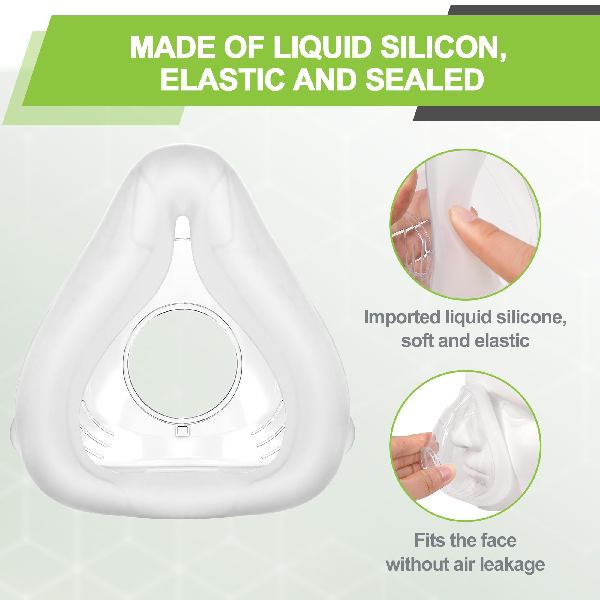 MEDICOLOR two soft breathable liners reduce air leaks