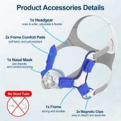 MEDICOLOR Upgraded N20 headband is adjustable for secure, all-night wear.