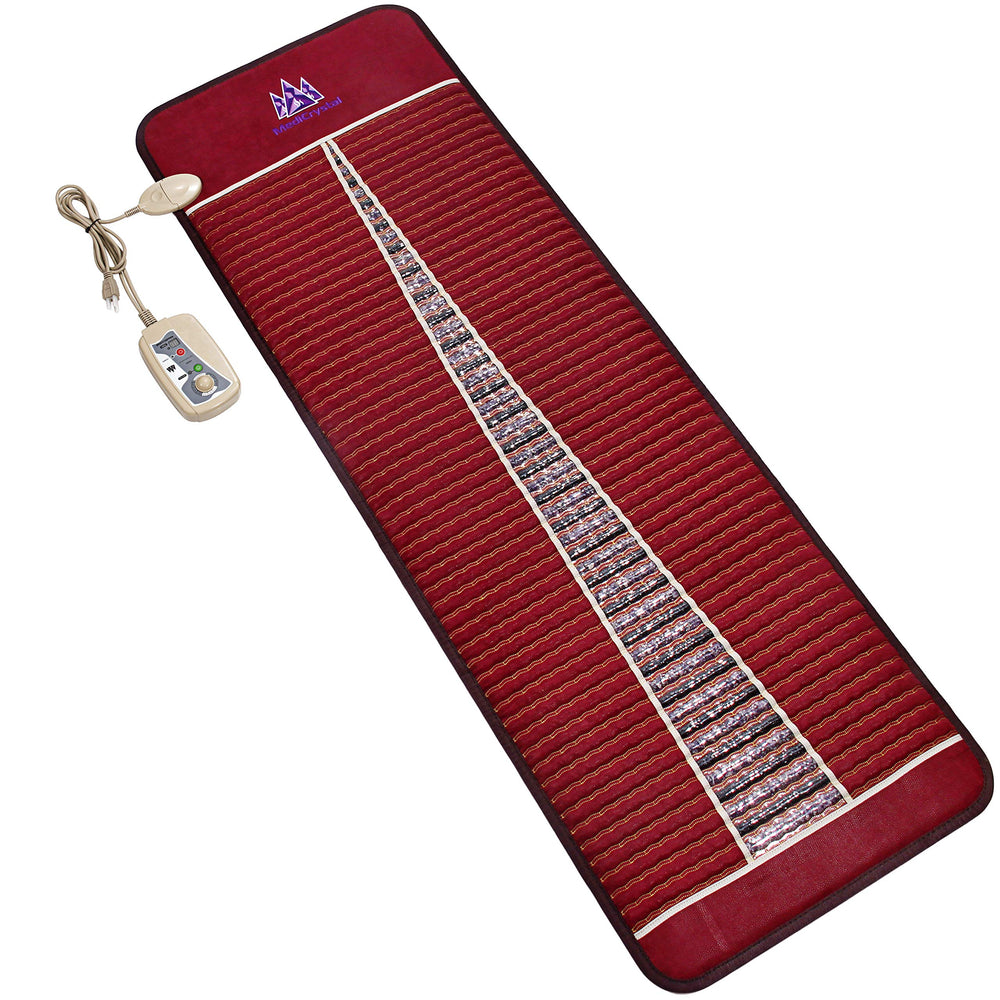 MediCrystal full-size mat 72x24 laid out for full-body warmth.