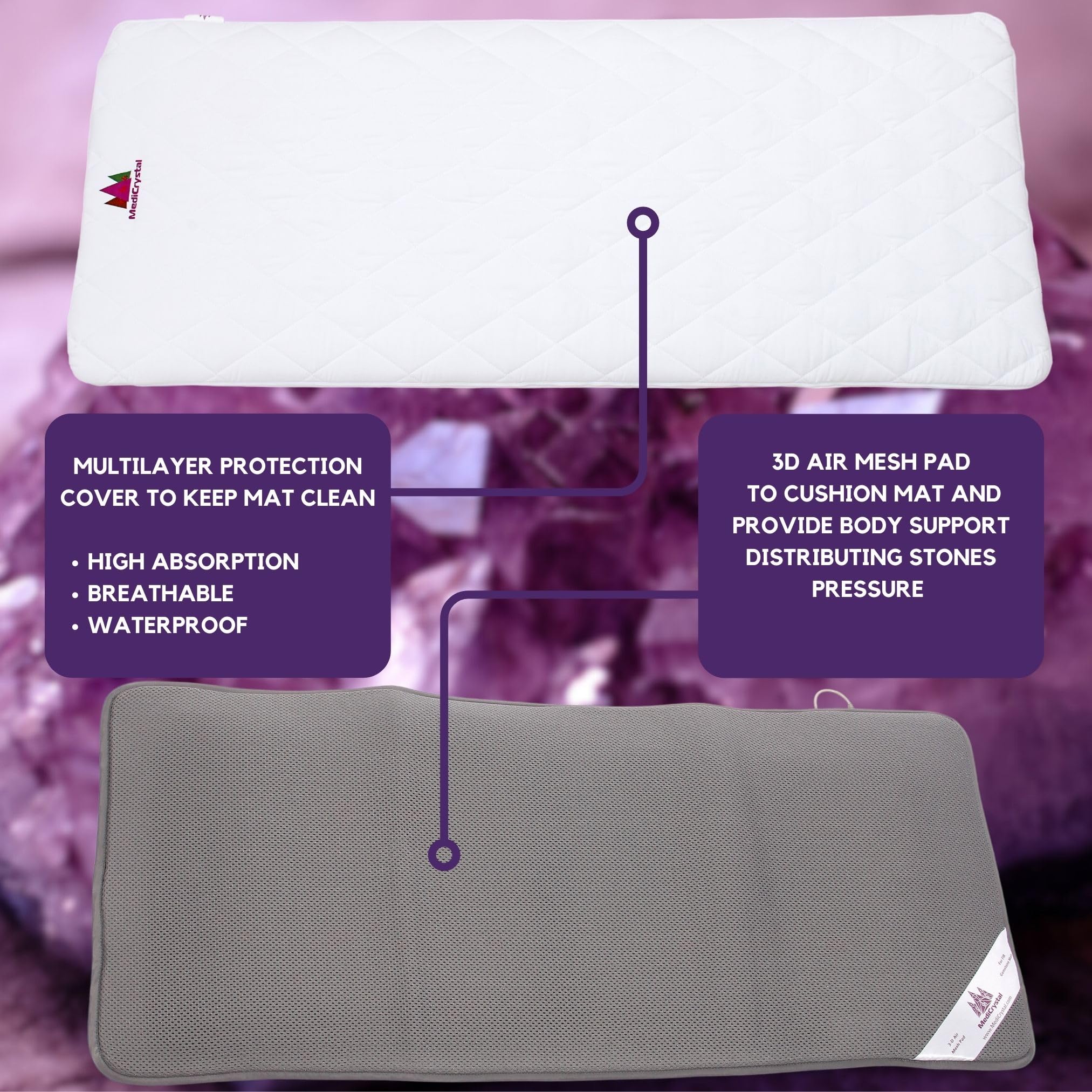 MediCrystal included accessories pack ready for instant use.