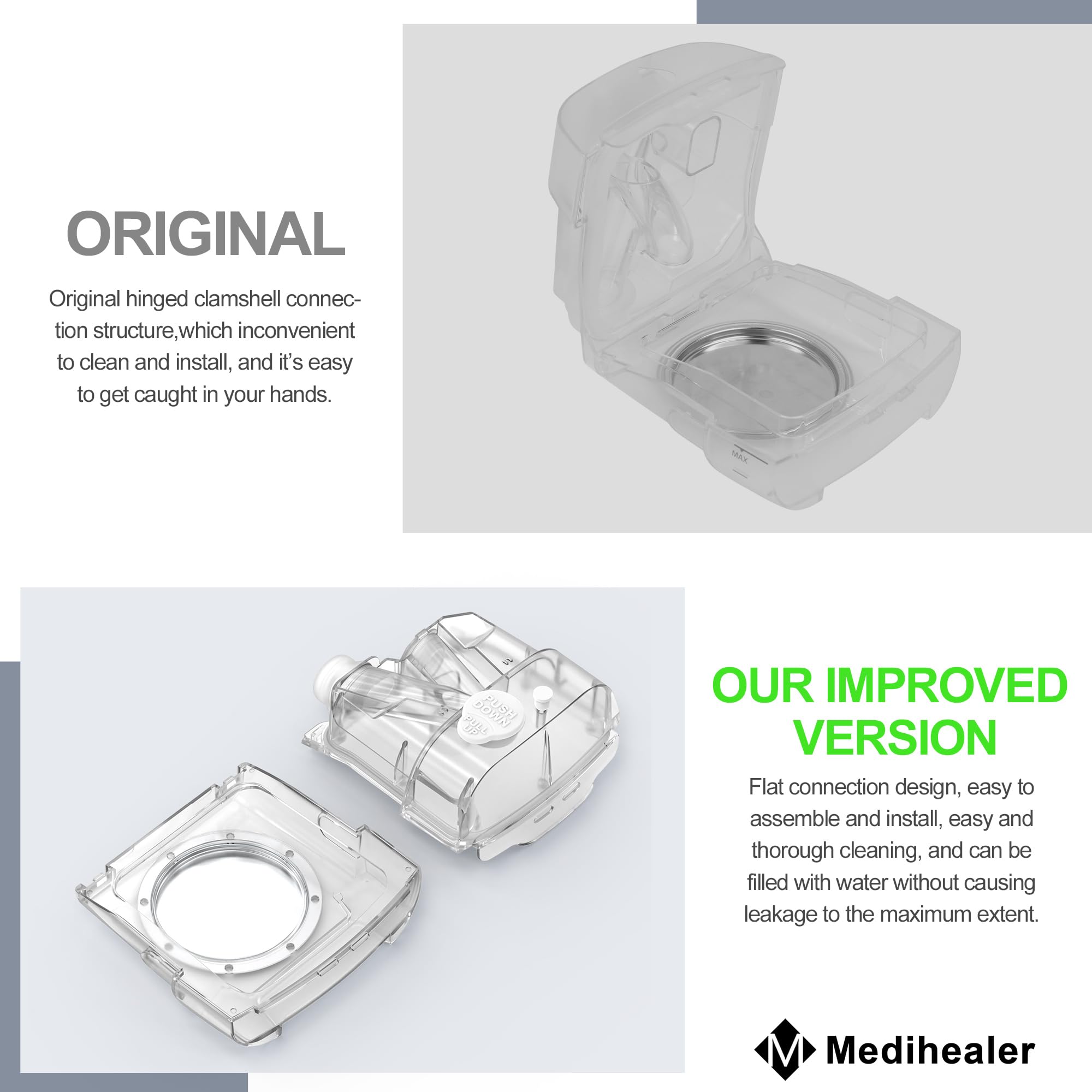 Medihealer 316 stainless steel base enhances durability and longevity.