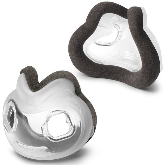 Medihealer f30i cushion set close-up on soft-touch foam for comfortable seal.