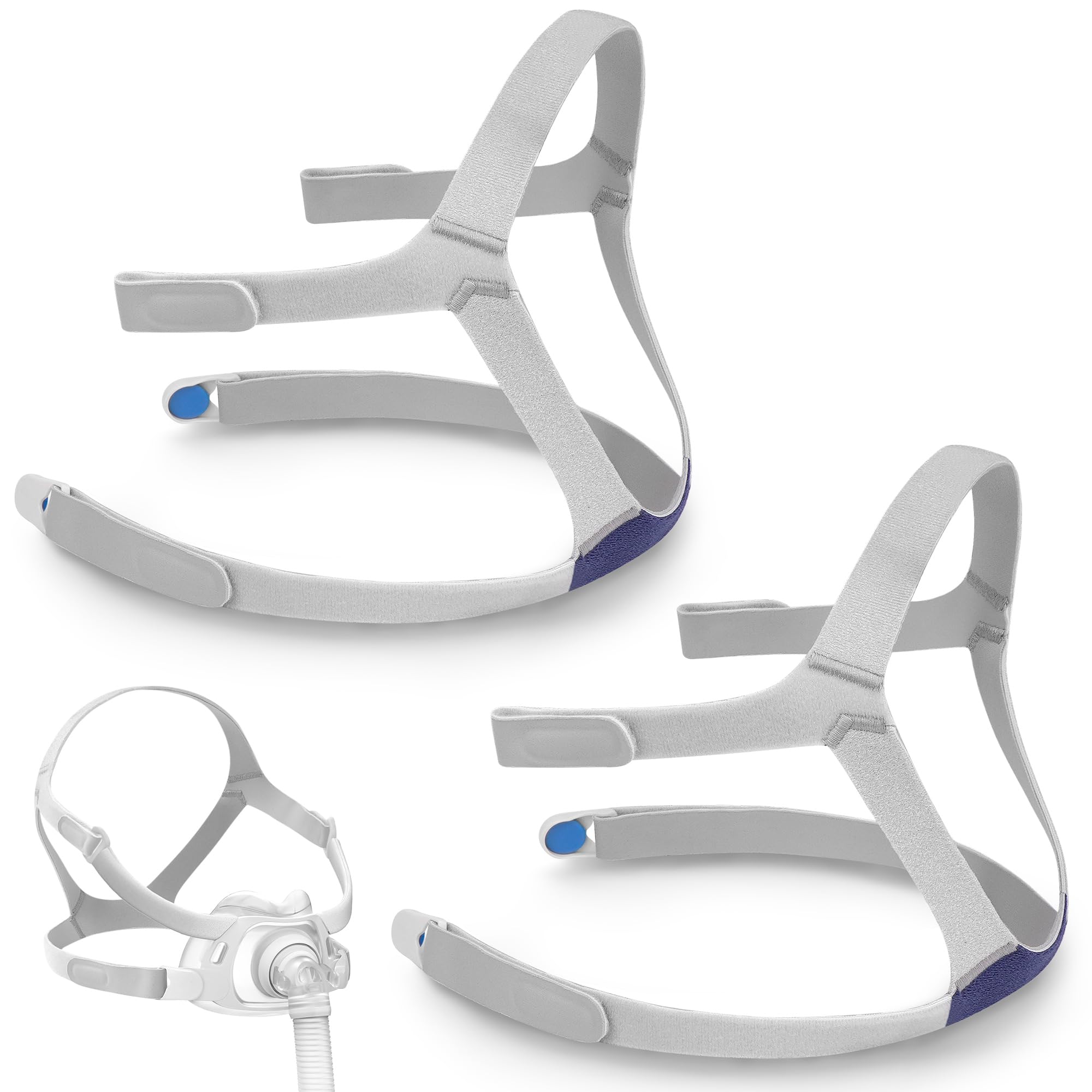 Medihealer F40 headgear with adjustable strap for a secure, personalized fit during CPAP sleep.