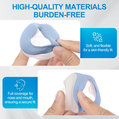 Medihealer N20 nose-bridge design helps keep the mask in place.