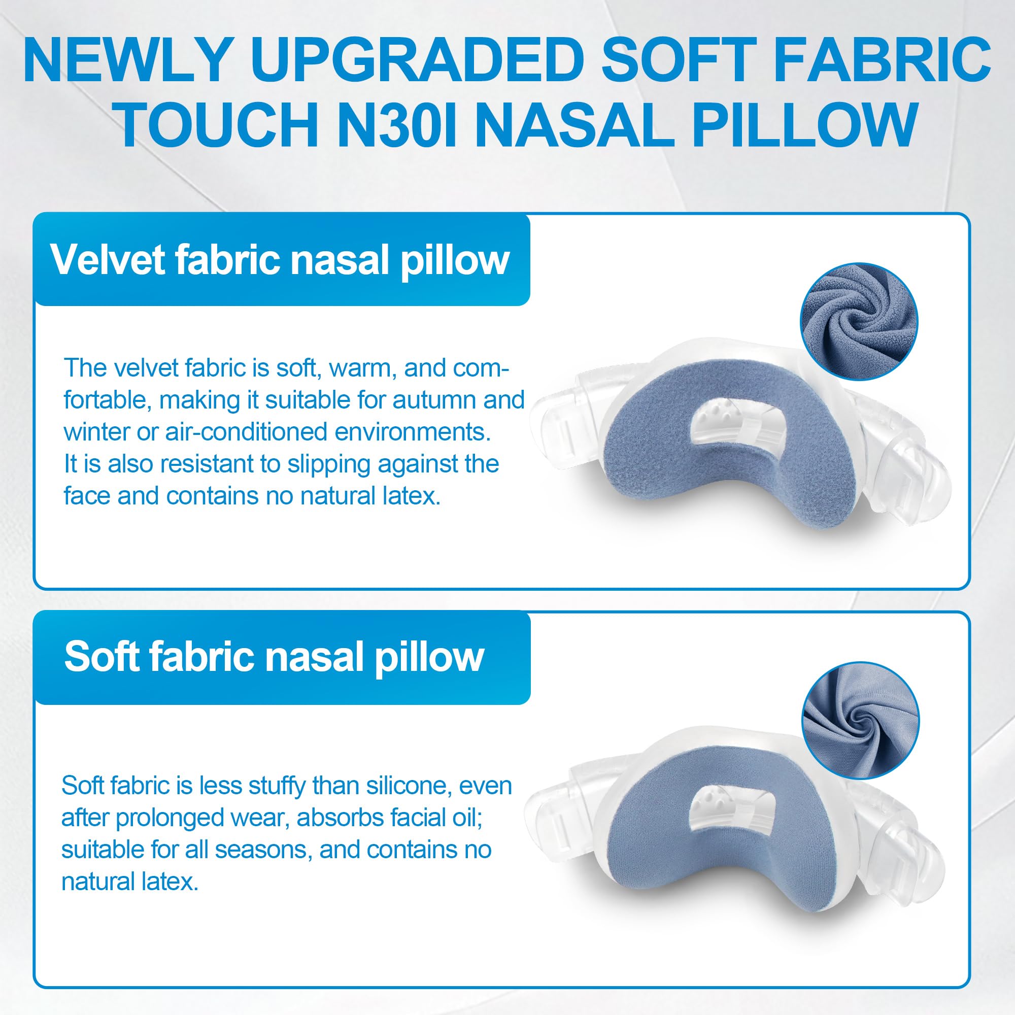 Medihealer N30i 2-pack cushion set showing dual-material layers for comfort