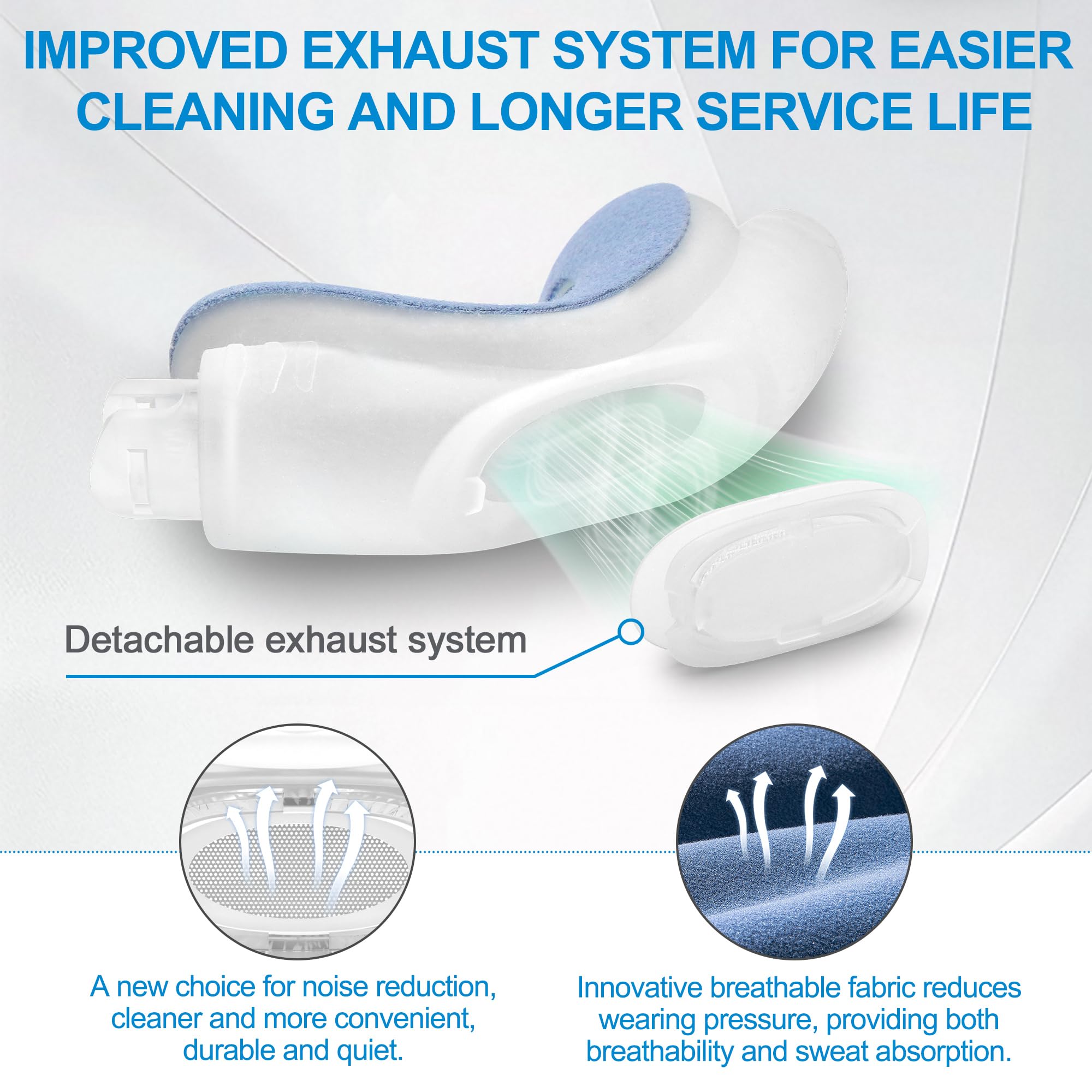 Medihealer N30i breathable surface reduces heat and oil buildup.