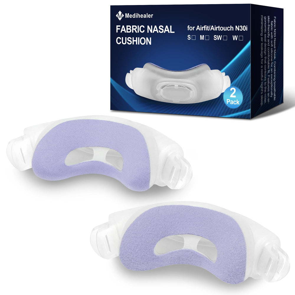 Medihealer N30i nasal cushion with soft fabric for all-season comfort.