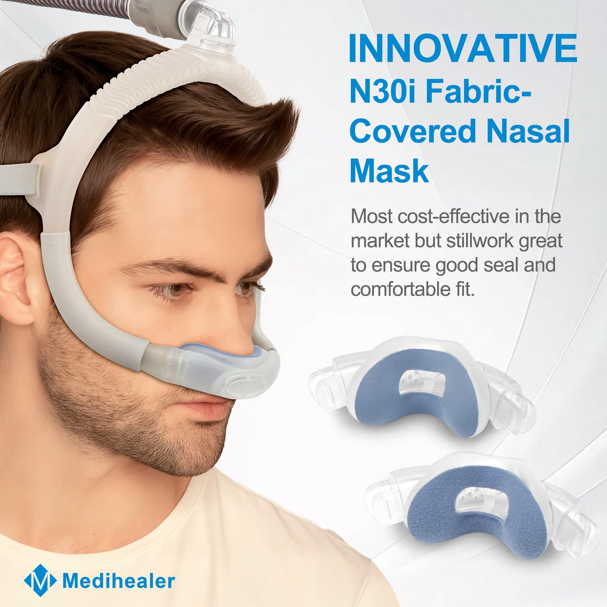Medihealer N30i velvet-lined cushion providing extra warmth.
