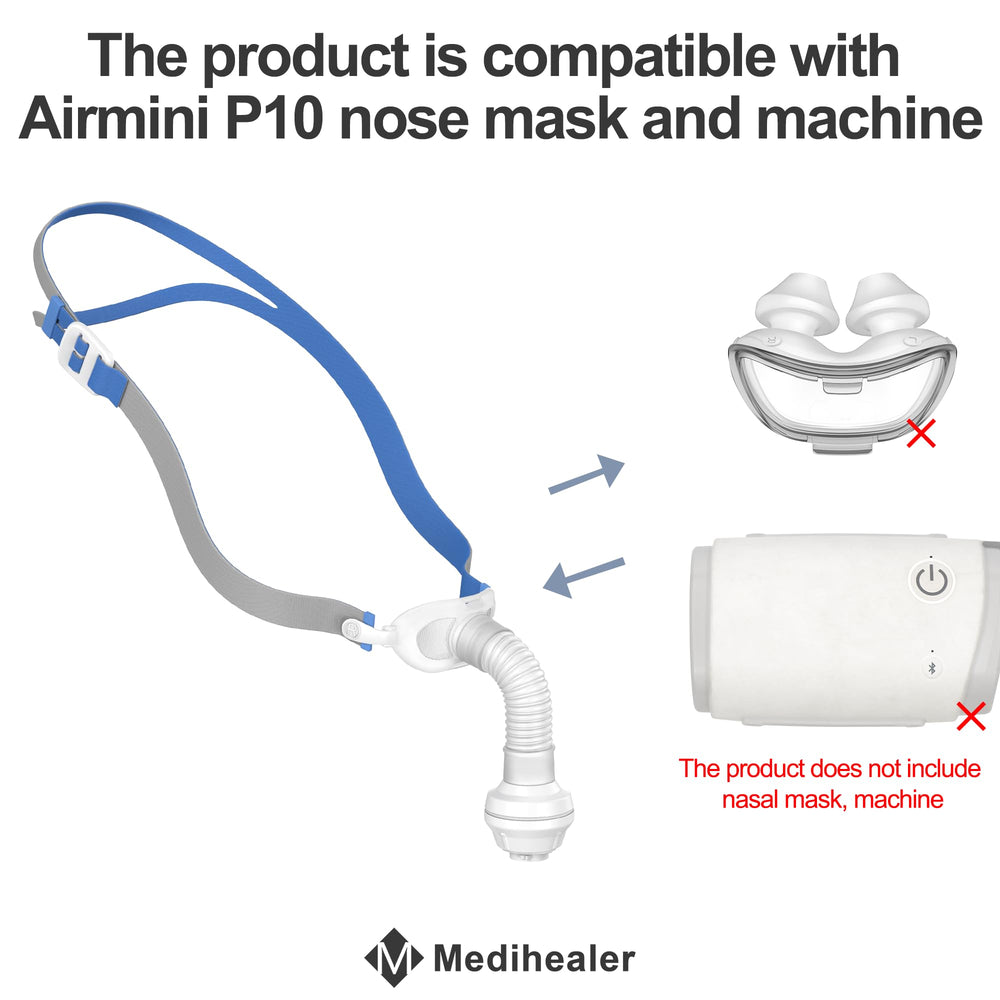Medihealer P10 connector kit for AirMini offers travel-friendly, cushion-free configuration.
