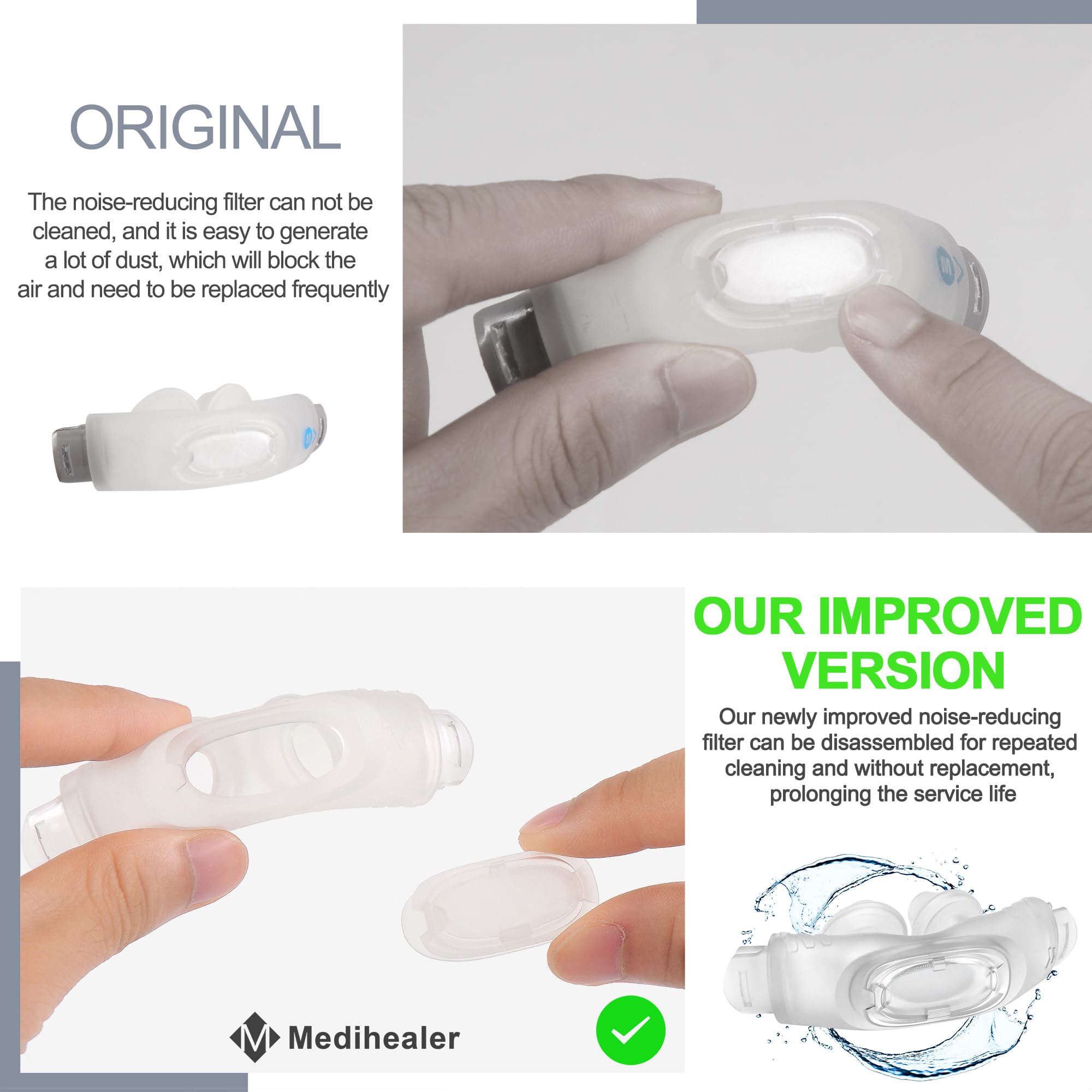 Latex-free cushion for P30i, odor-free daily use