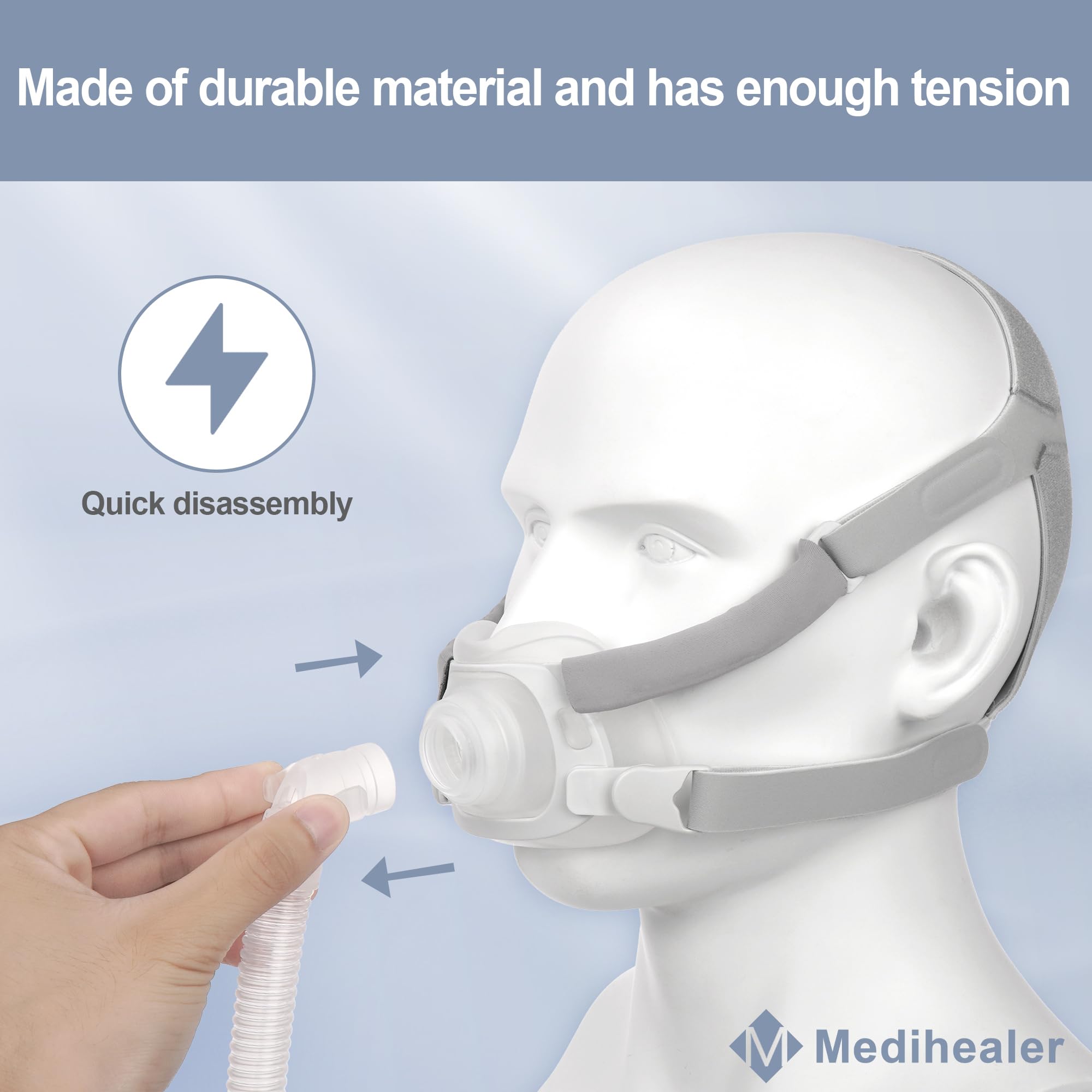 Medihealer QuietAir vent for AirFit F40 reduces exhalation noise