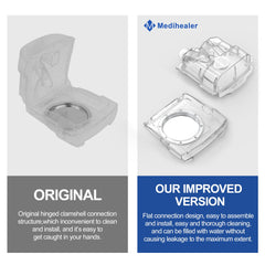 Medihealer S11 chamber base made of 316 stainless steel for durability