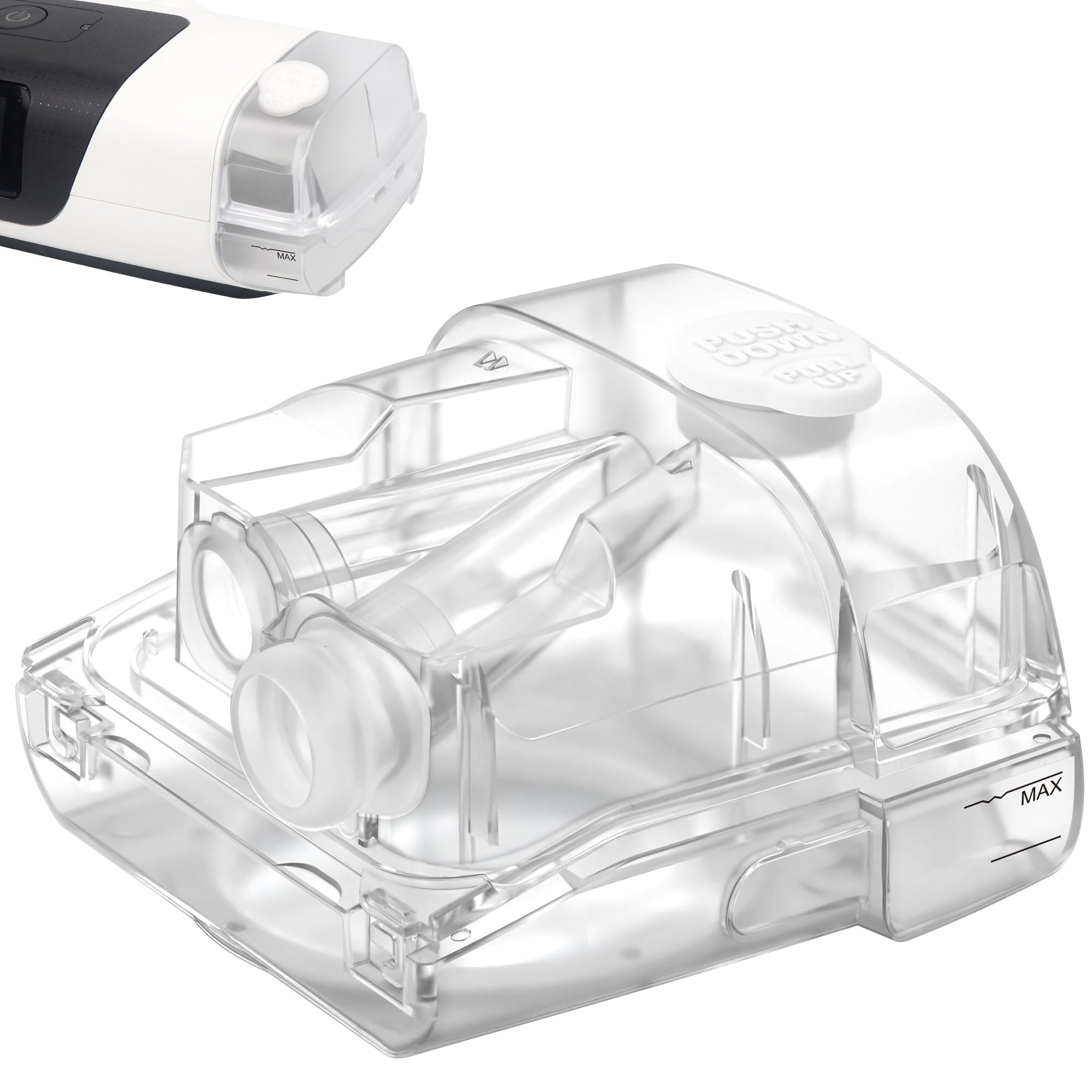 Medihealer S11 water chamber showing leak-proof design for reliable operation