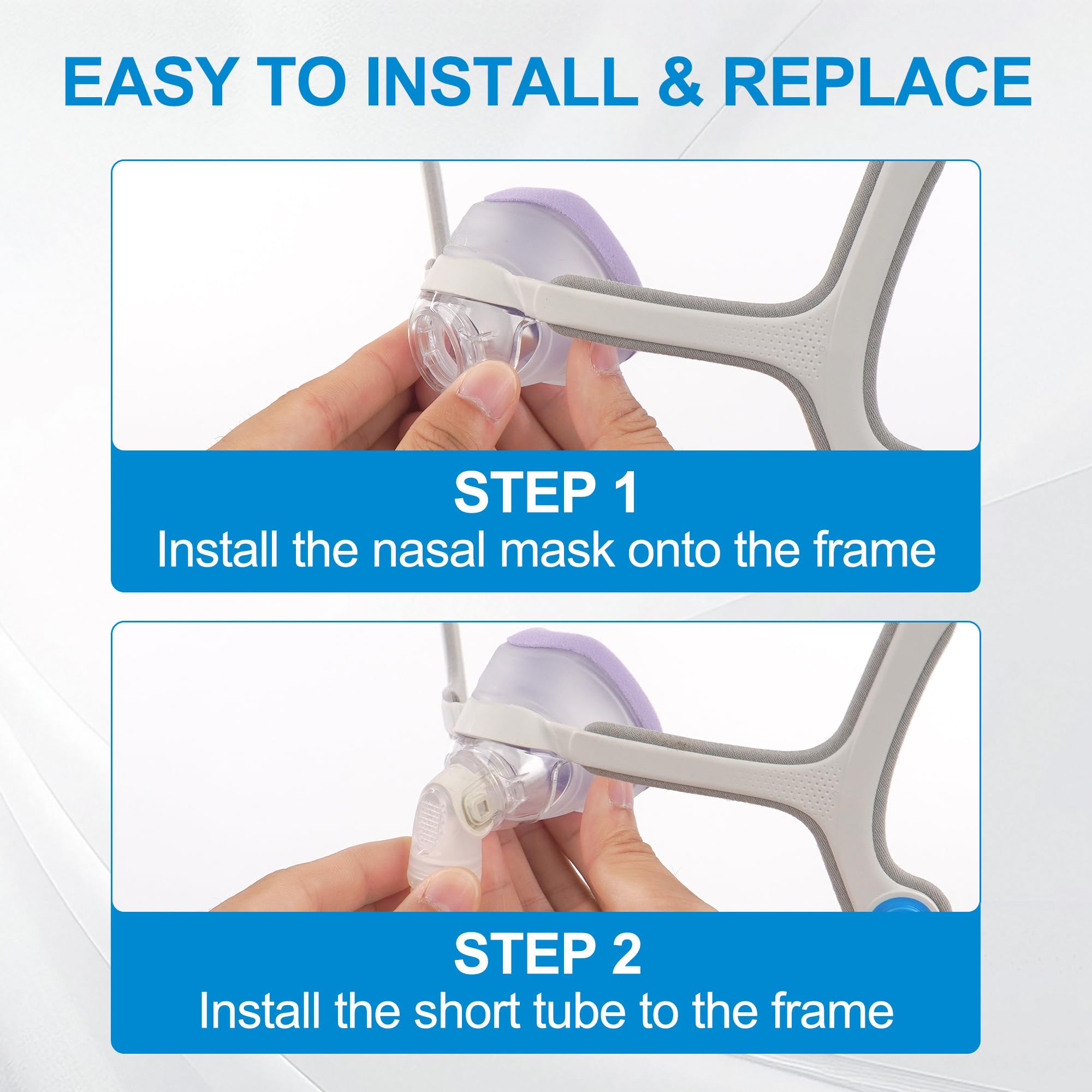 Medihealer two-pack nasal cushion set for all-season CPAP comfort.