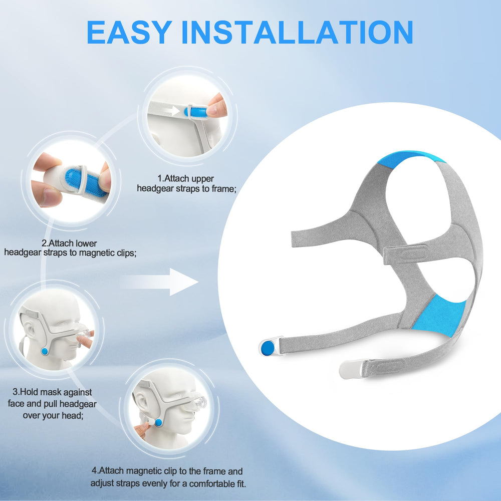 Ultra-soft breathable fabric reduces pressure marks during use.