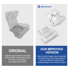 Medihealer water chamber requires distilled water for safe operation