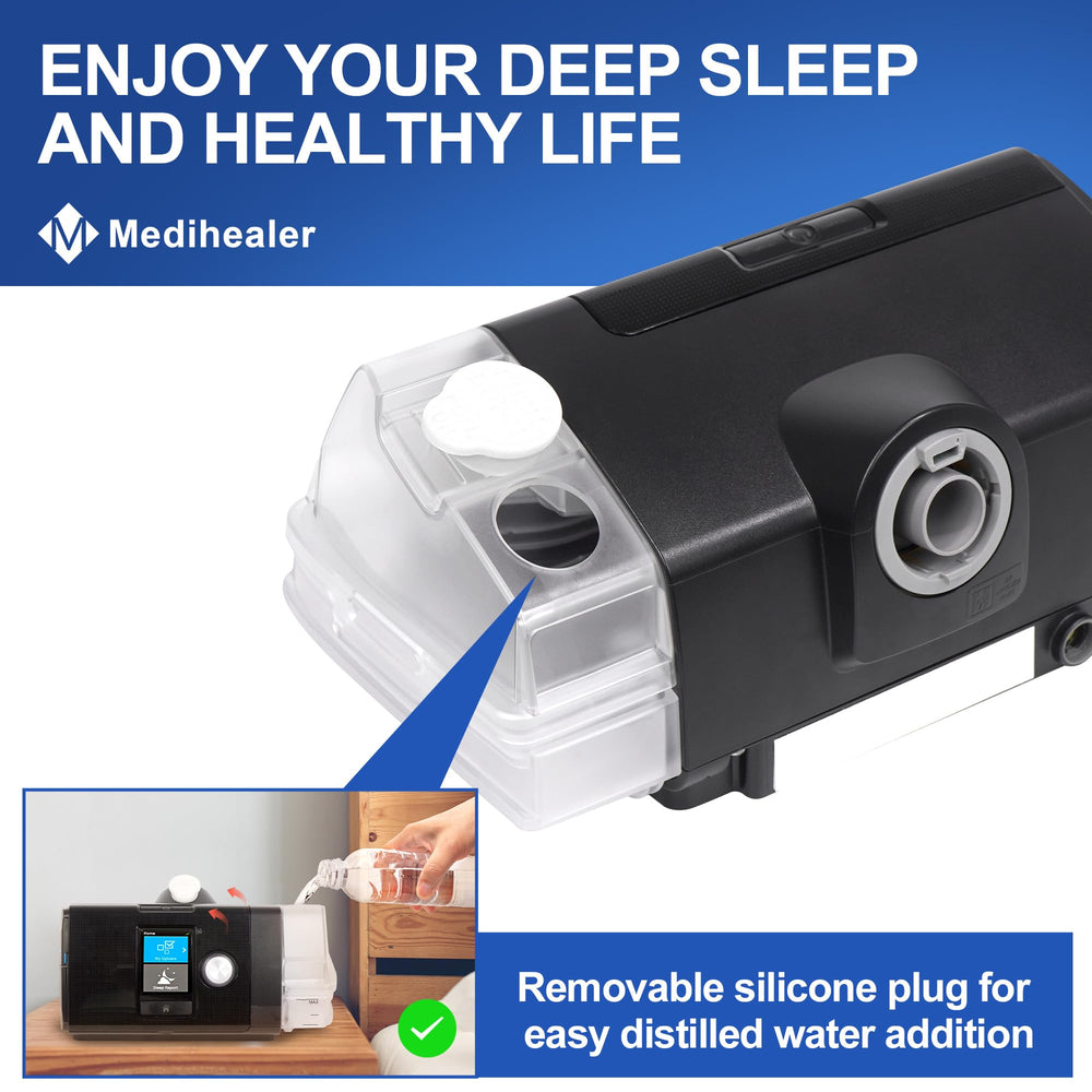 Medihealer air chamber with flat gasket base improves sealing and ease