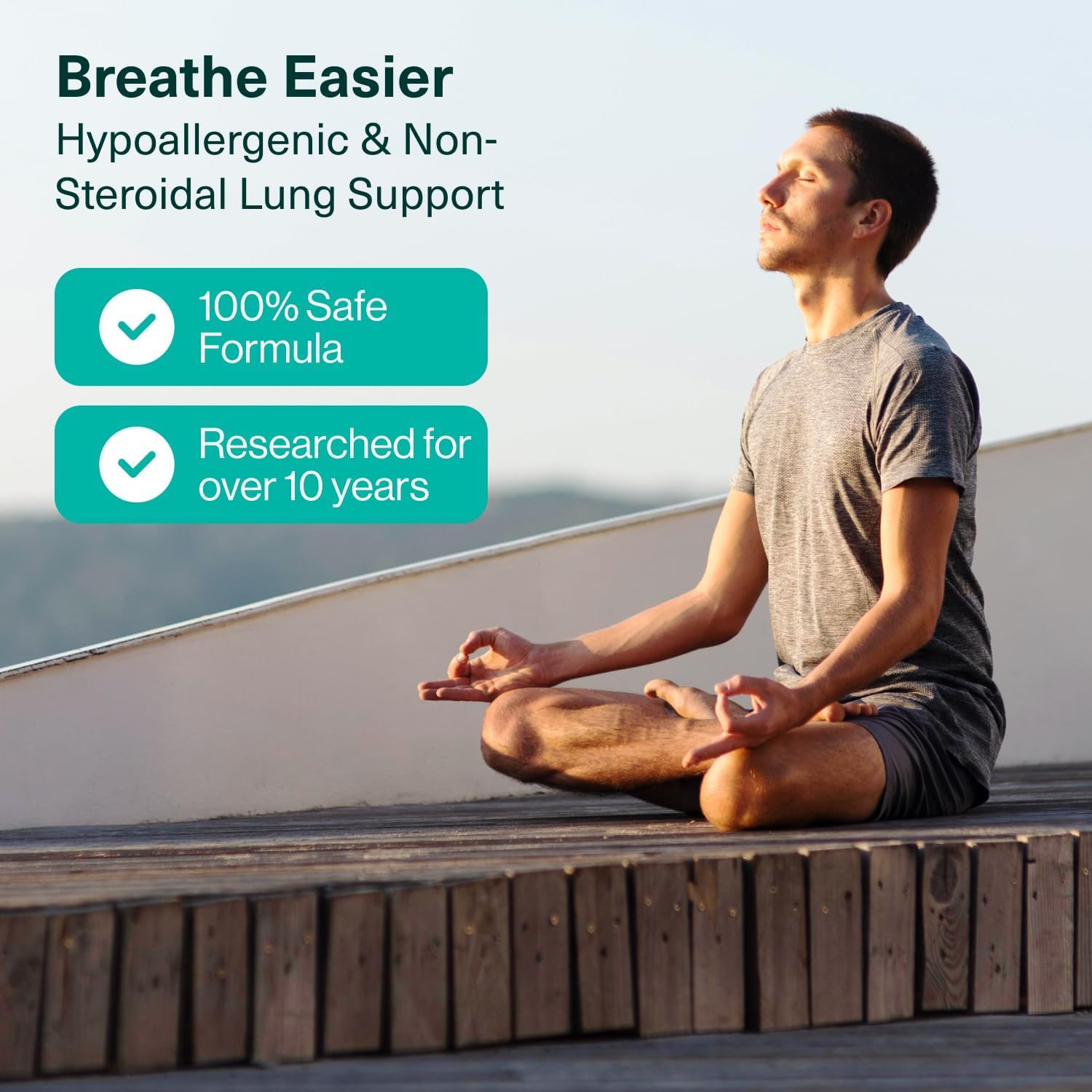 MediLisk Lung Cleansing Spray scent showcases eucalyptus and peppermint for refreshment.