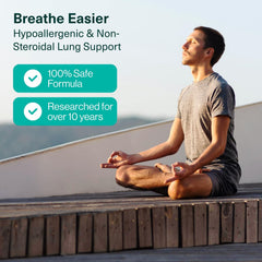 MediLisk Lung Cleansing Spray scent showcases eucalyptus and peppermint for refreshment.