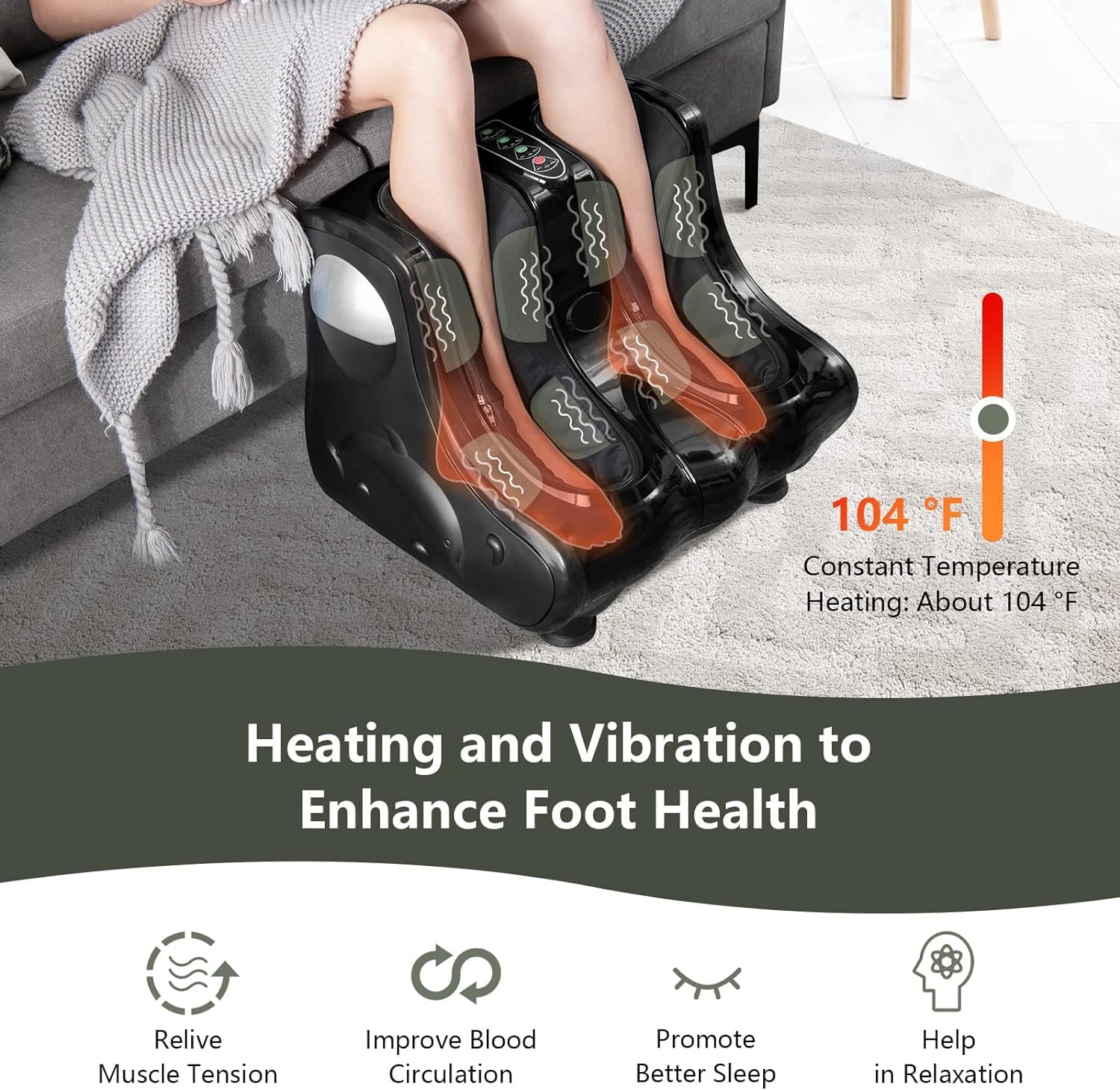 MEDIMALL non-slip feet ensure stable massage sessions