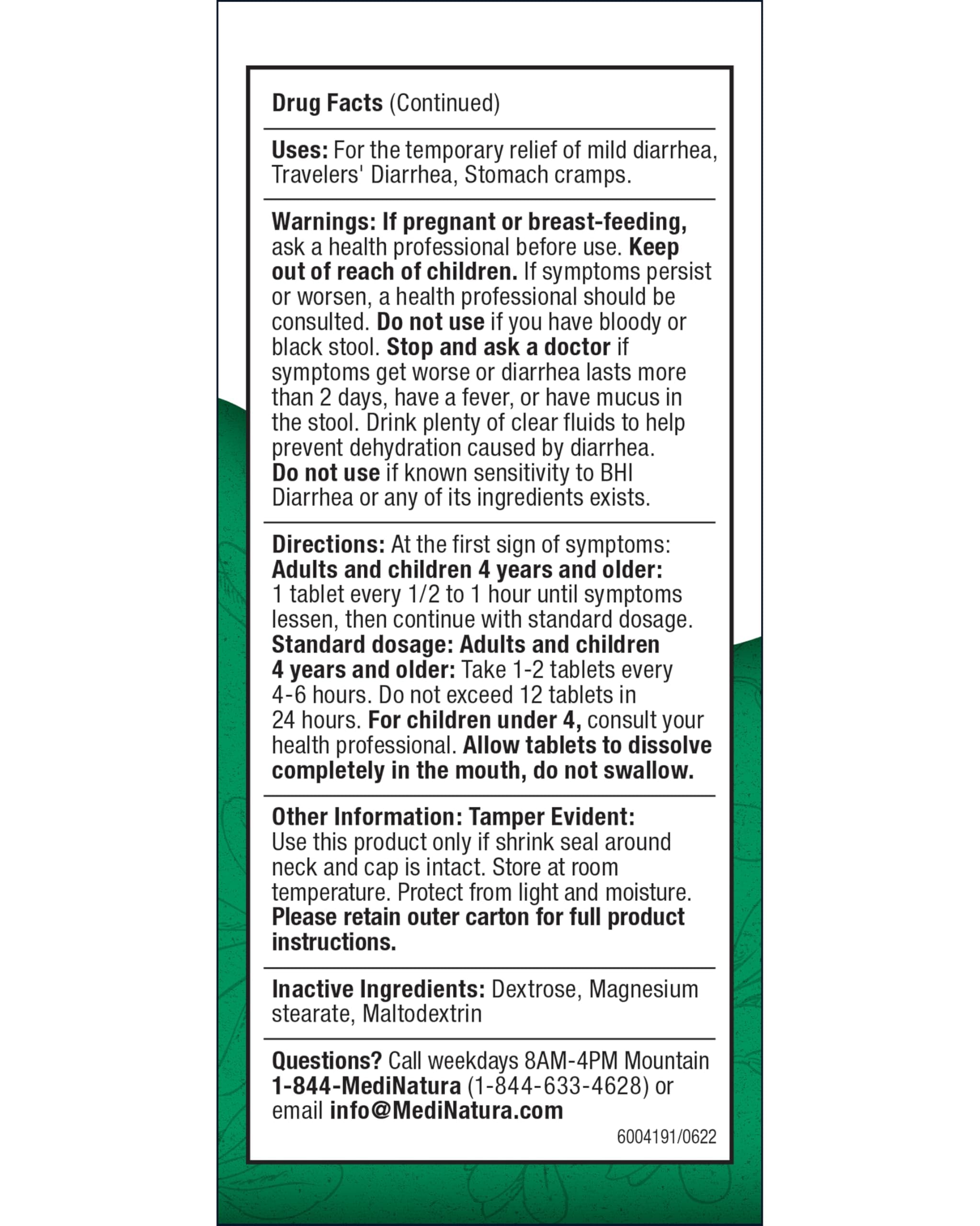 Daily-use friendly MediNatura BHI tablets for intermittent symptoms.