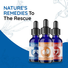 Prepared drink with BodyAnew in water signaling holistic wellness potential.