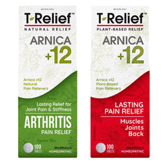 MediNatura T-Relief Arnica bottle ready for daily use and natural support.