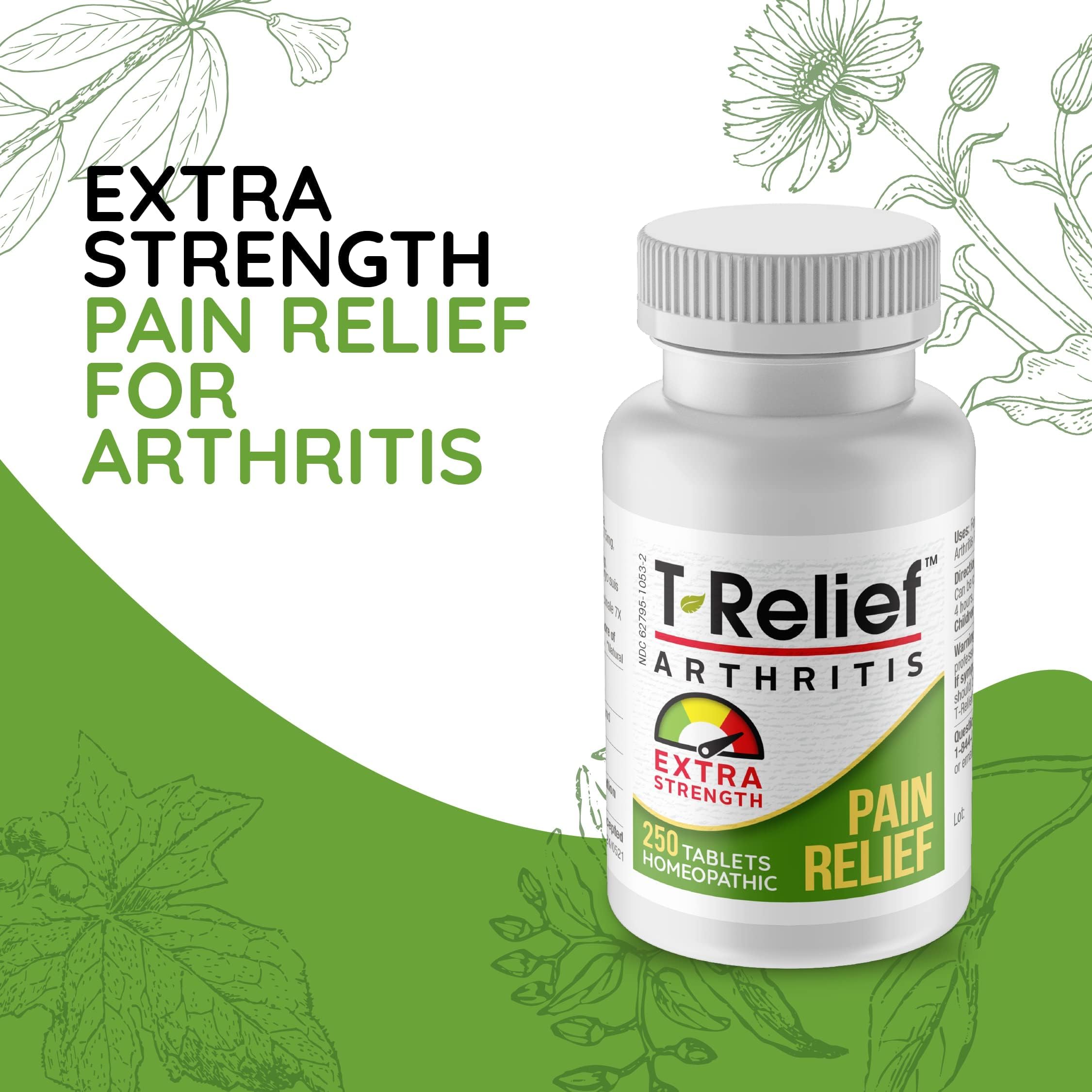 MediNatura T-Relief Arnica herbal blend highlights plant-based joint support.