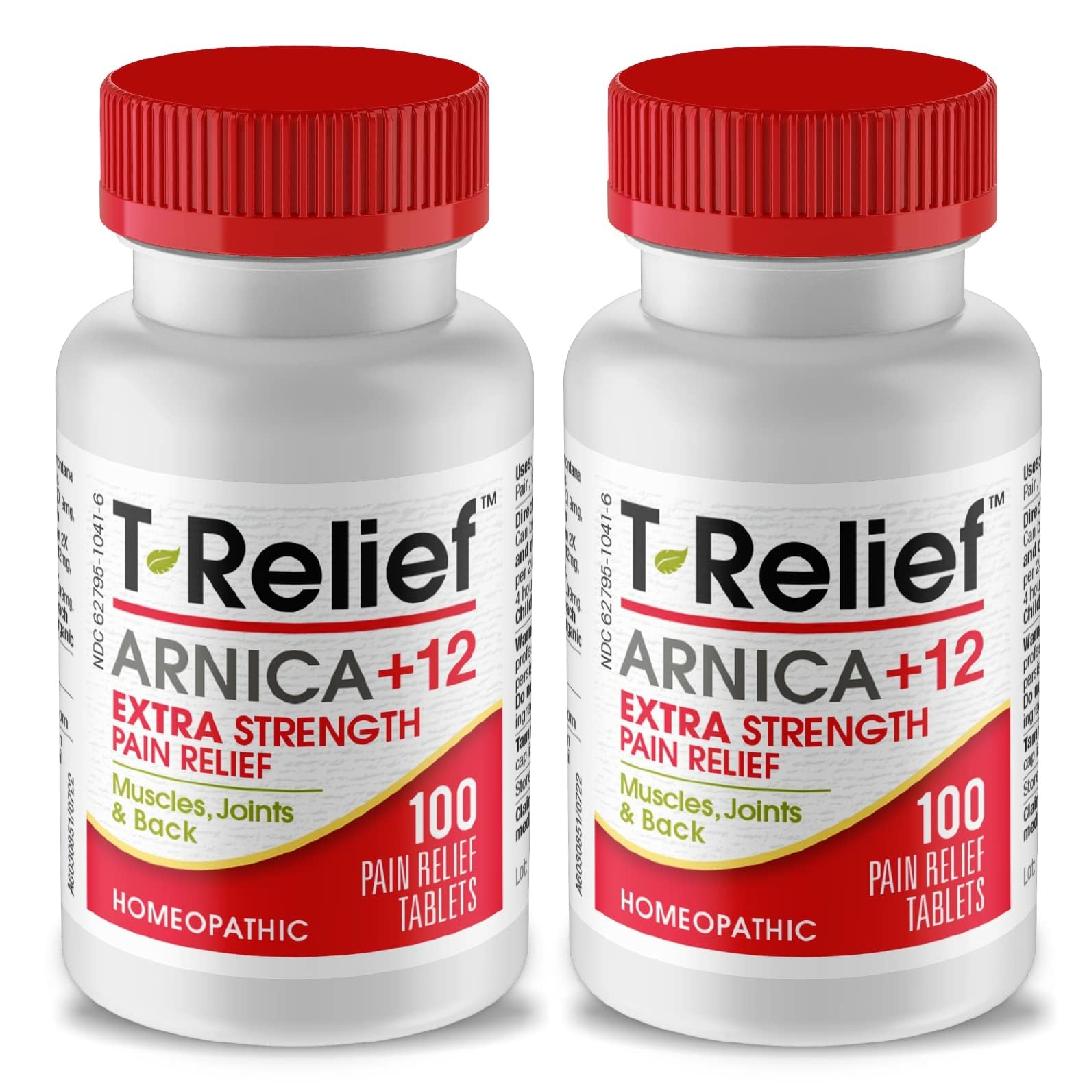 Medinatura T-Relief arnica-tablets in blister pack for natural muscle comfort.