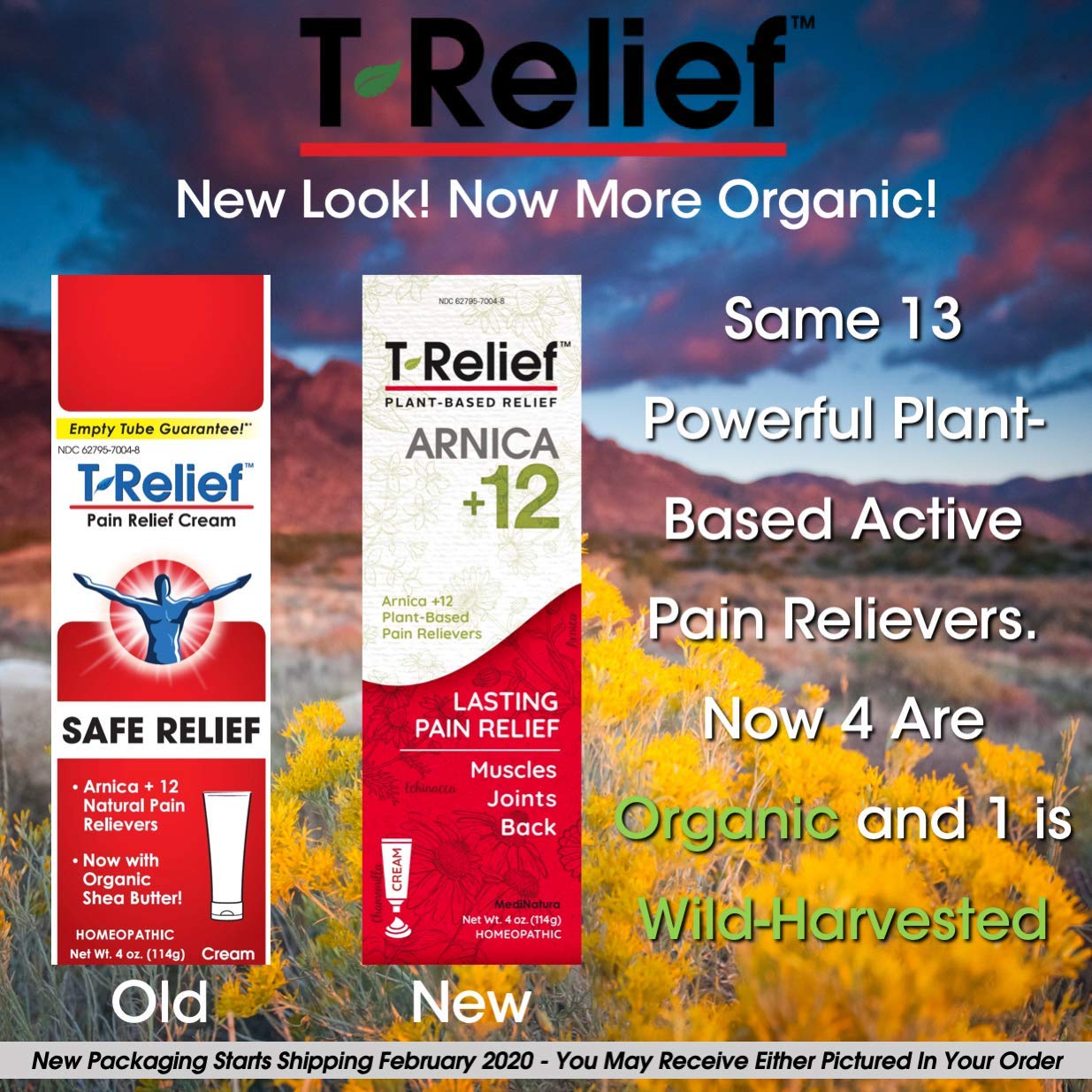 MediNatura T-Relief cream in use on back shows targeted relief.