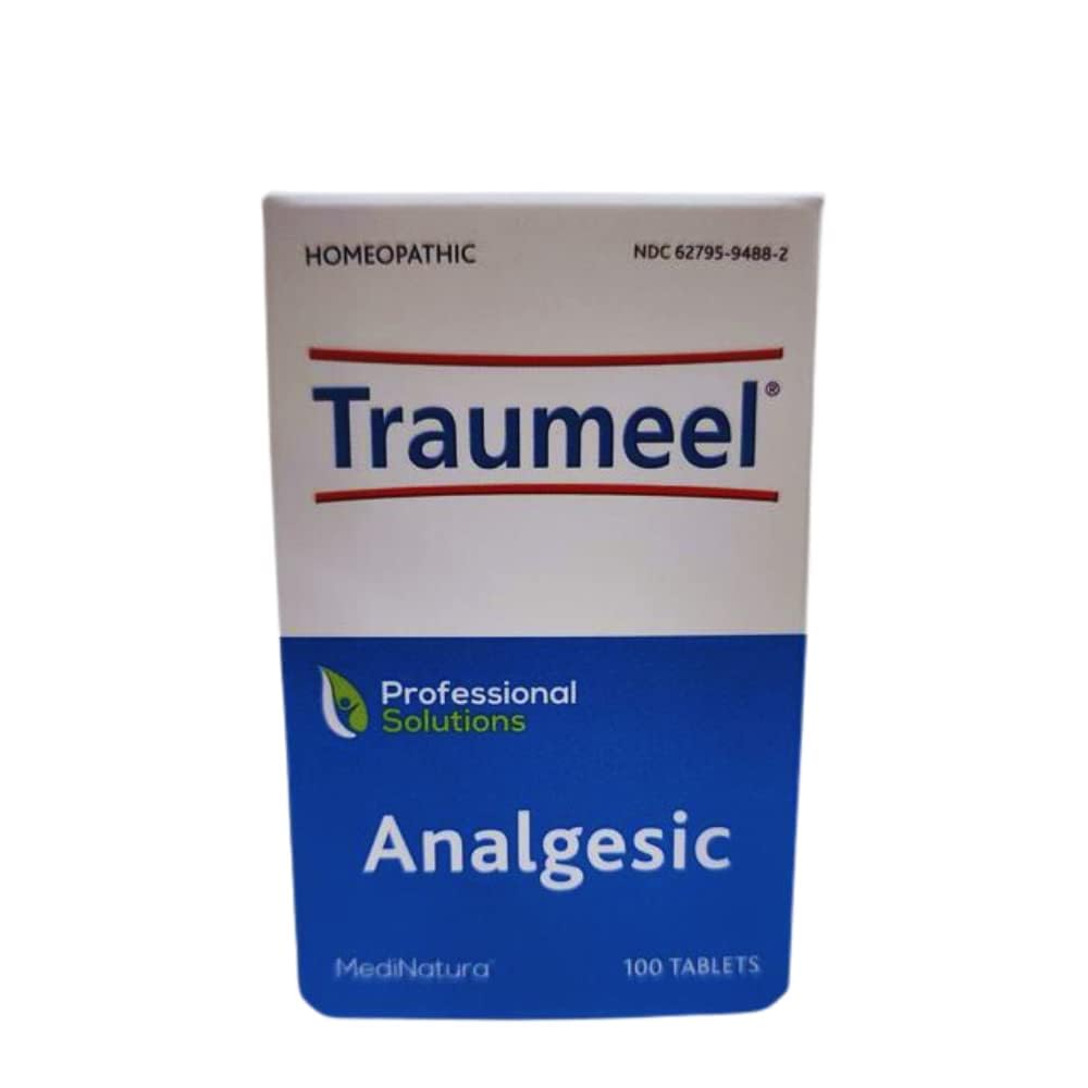MediNatura Traumeel tablets with calendar hint for daily use.