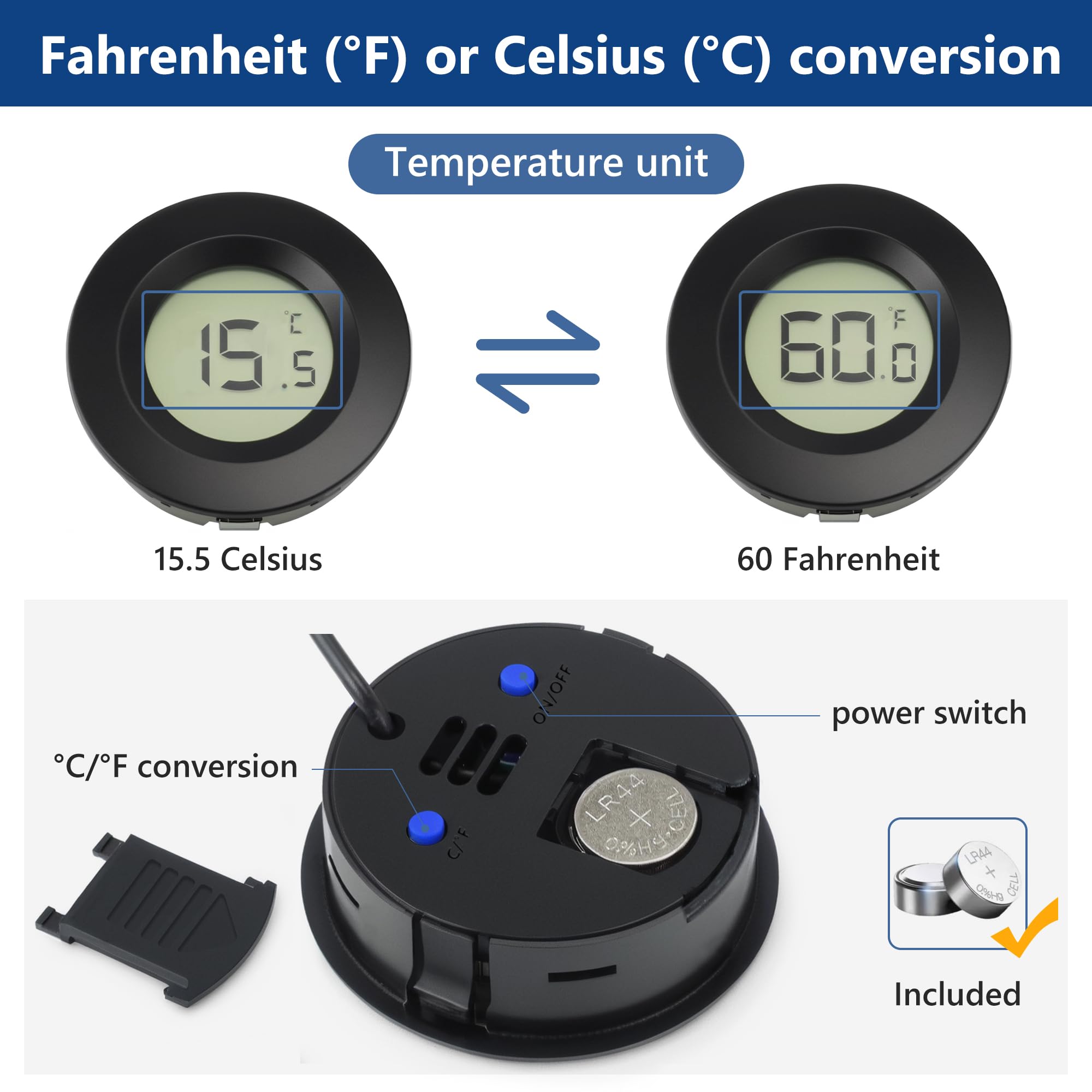 Medineed detachable thermometer enables easy cleaning and maintenance